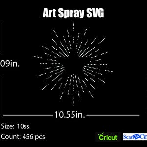 Star Rhinestone template SVG | DXF | Cricut, Silhouette | (1337)