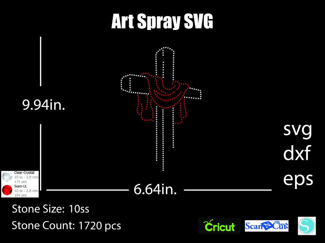 Cross Rhinestone Template SVG | DXF | Cricut, Silhouette | (1271) - Etsy
