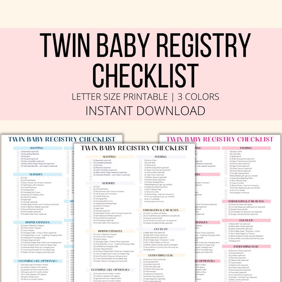 Twin Baby Registry Must Haves  