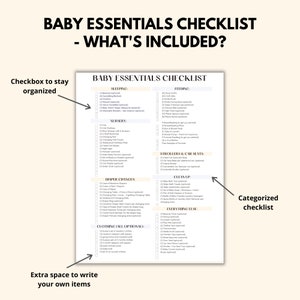 Schwangerschafts-Checklisten-Bundle zum Ausdrucken, Schwangerschaftsplaner-To-Do-Listen als PDF, Schwangerschaftsplanung digitaler Download, Checklisten für neue Mütter und Babys Bild 3