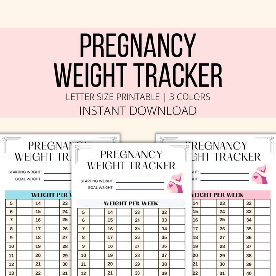 Pregnancy Gain Weight Chart