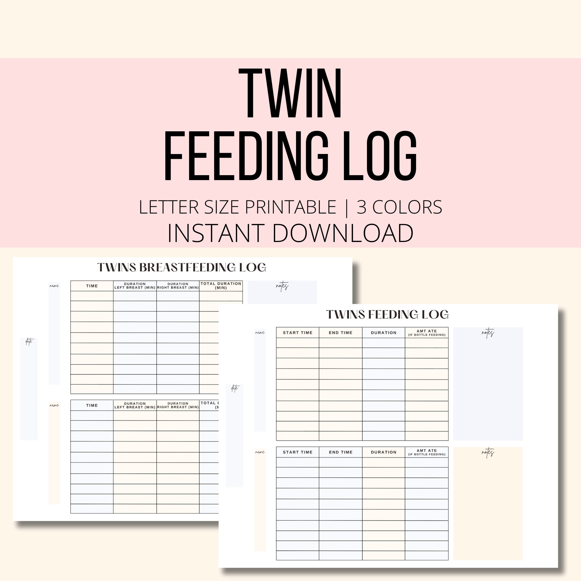 twin-feeding-log-printable-twin-baby-feeding-chart-tracker-pdf-breastfeeding-twins-planner-daily-newborn-twins-baby-feeding-schedule-etsy