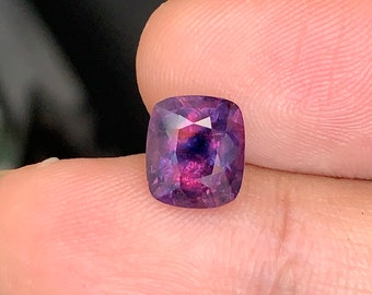 3.44ct natural multi color sapphire unheat