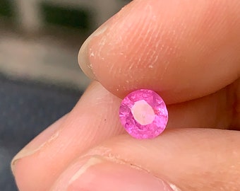 0.62ct milky pink sapphire, opalescent milky pink sapphire, silky pink sapphire