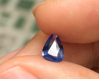 0.84ct Silky Blue Sapphire Vietnam,blue Milky Sapphire, Opalescent 