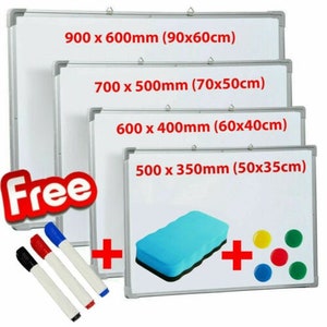 Whiteboard Magnetic Dry Wipe White Board