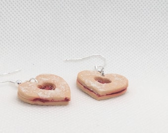 Heart Window Cookie Earrings