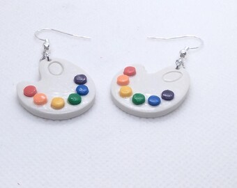 Paint Palette Earrings
