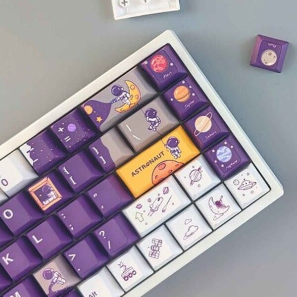 Space Theme Keycap Etsy