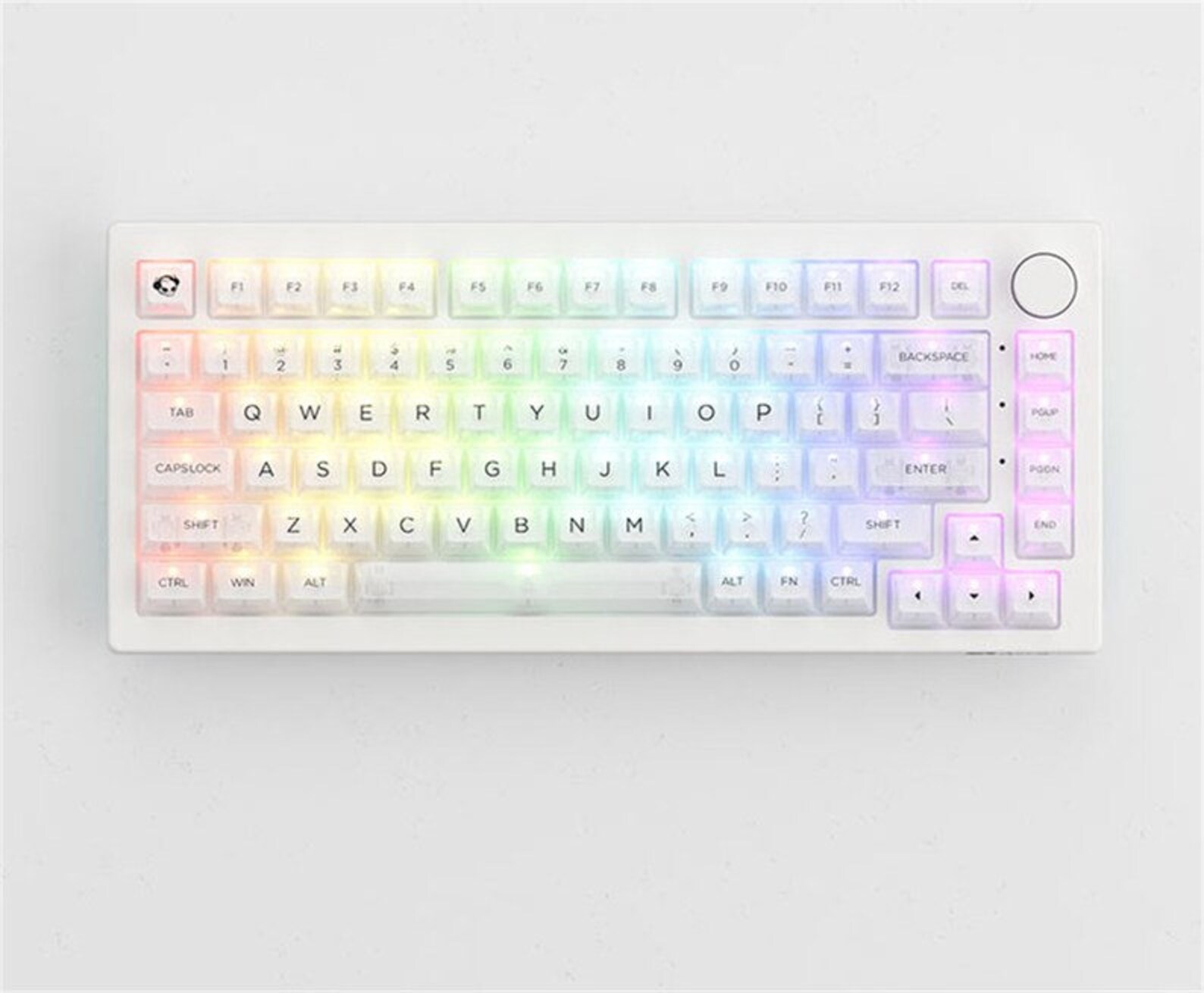 155pcs White Clear Puddingstyle Keycaps PBT Keycap KSA Etsy
