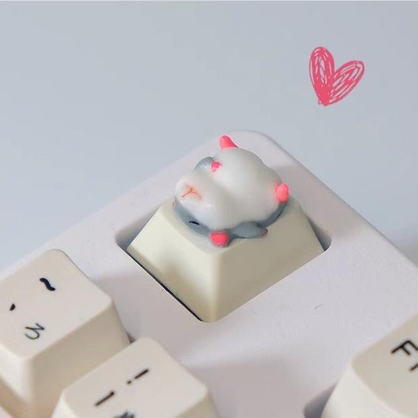 ESC Keycap|Hamster ESC Keycap|PBT Keycap|Mechanical Keyboard Keycap|Keypad Accessories|Keycap|U1|Hamster|Mouse|Cute Keycap