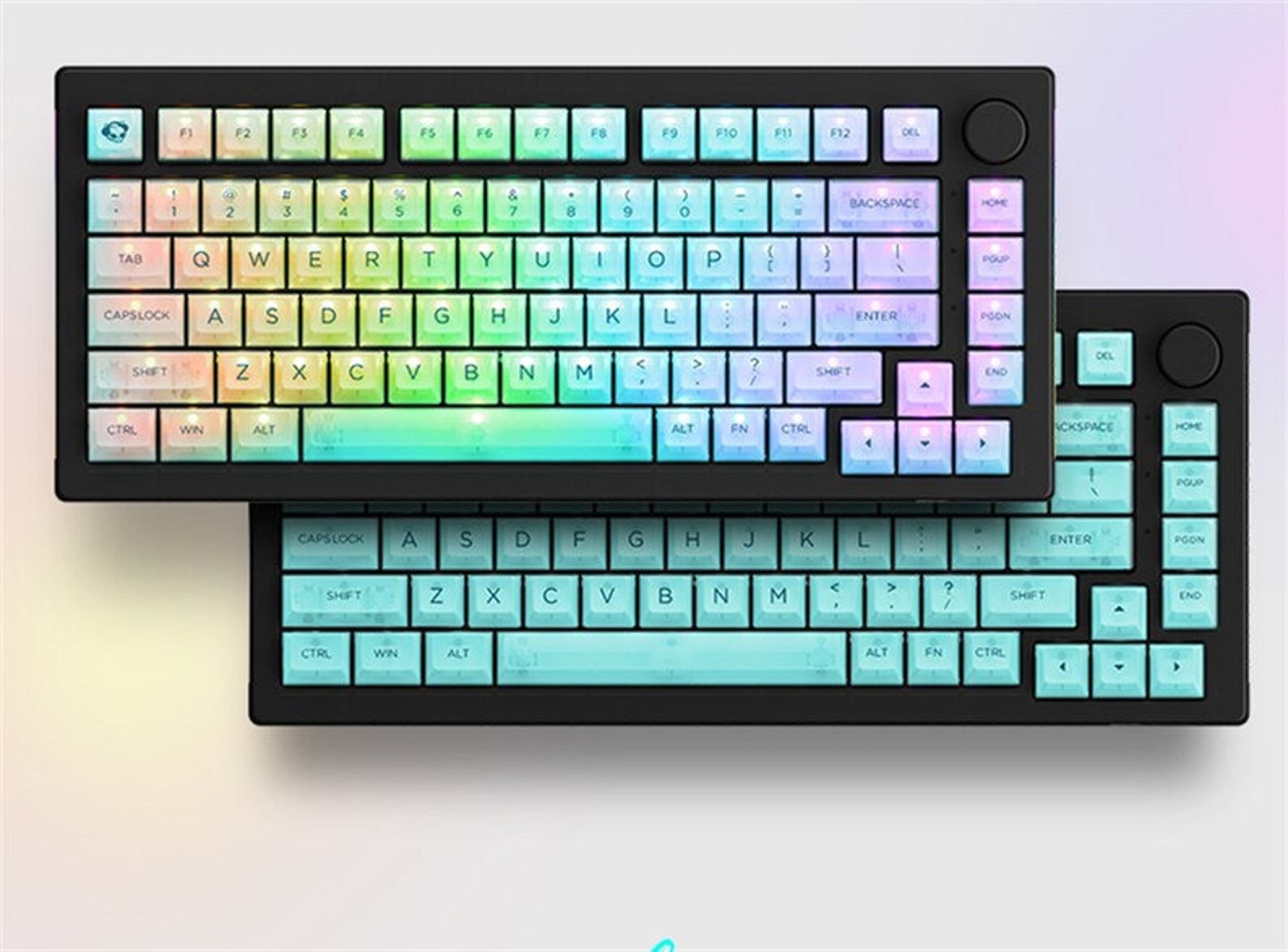 155pcs White Clear Puddingstyle Keycaps PBT Keycap KSA Etsy