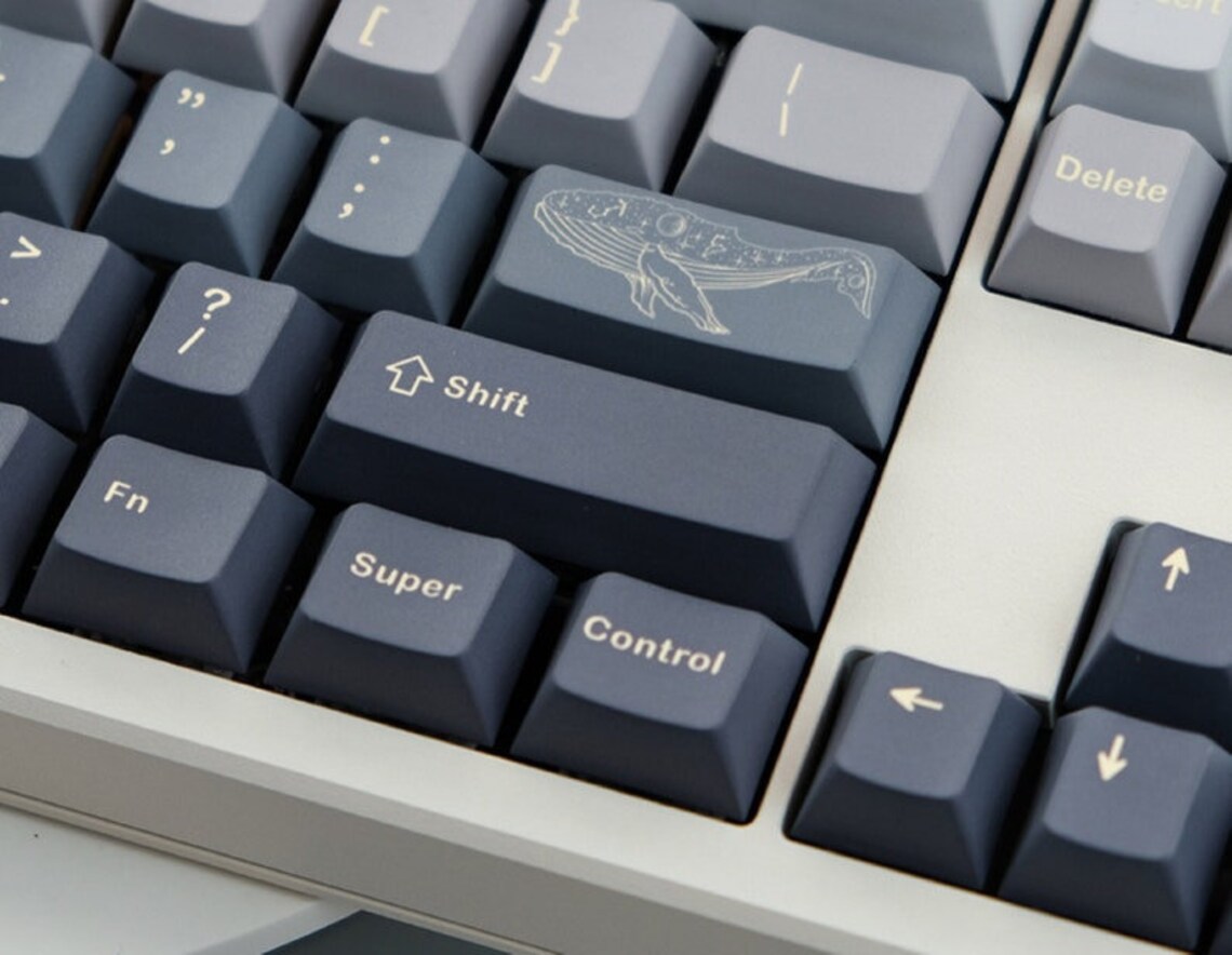 129 Keys Whale Set Keycap Setmountains& Whale With Live Etsy