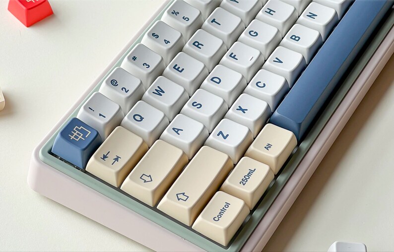 131PCS Soy Milk Keycap Set for Mechanical Keyboard Cherry Etsy