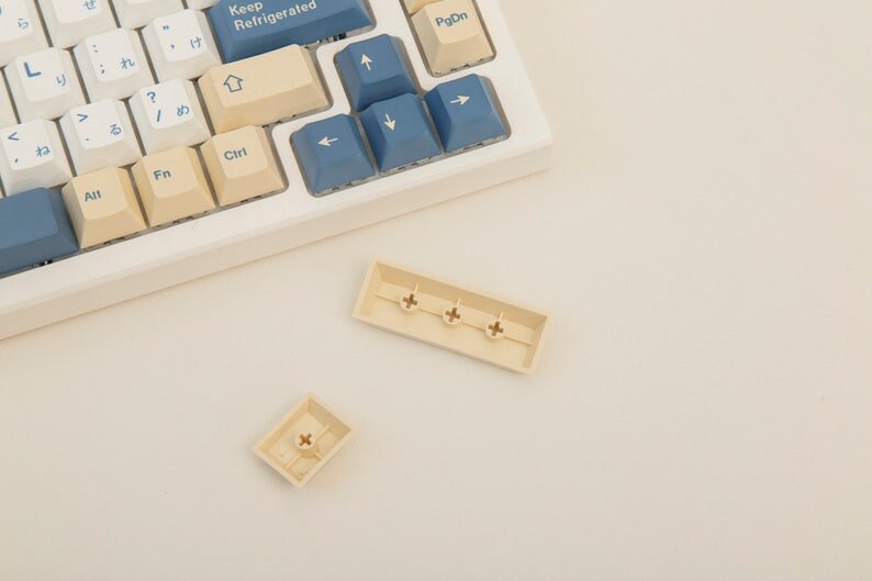 Soy Milk Keycaps Cherry Profile PBT Plastic 135 Keycap Etsy
