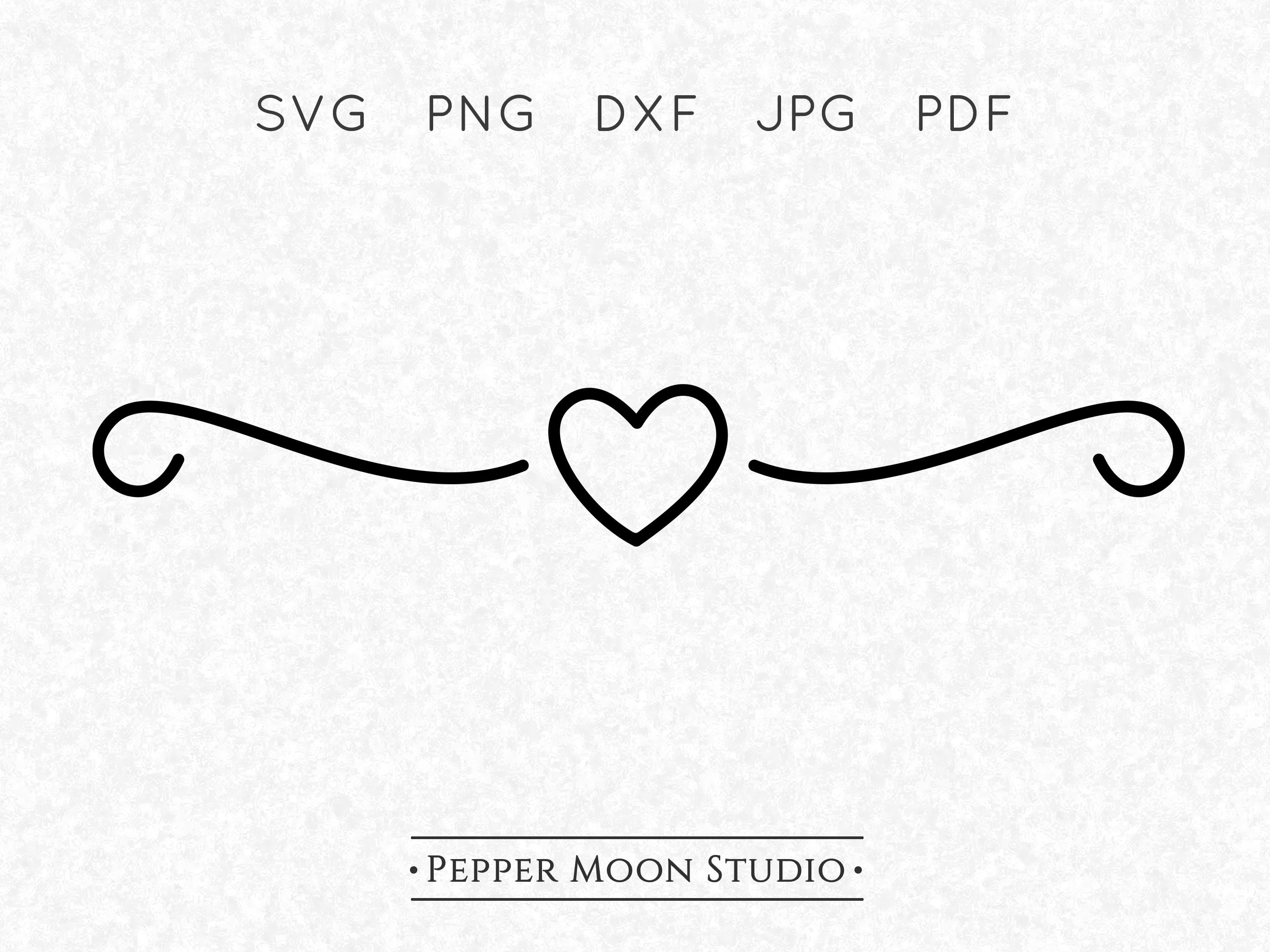 heart-text-divider-svg-decorative-accent-flourish-swirl-squiggle-swash
