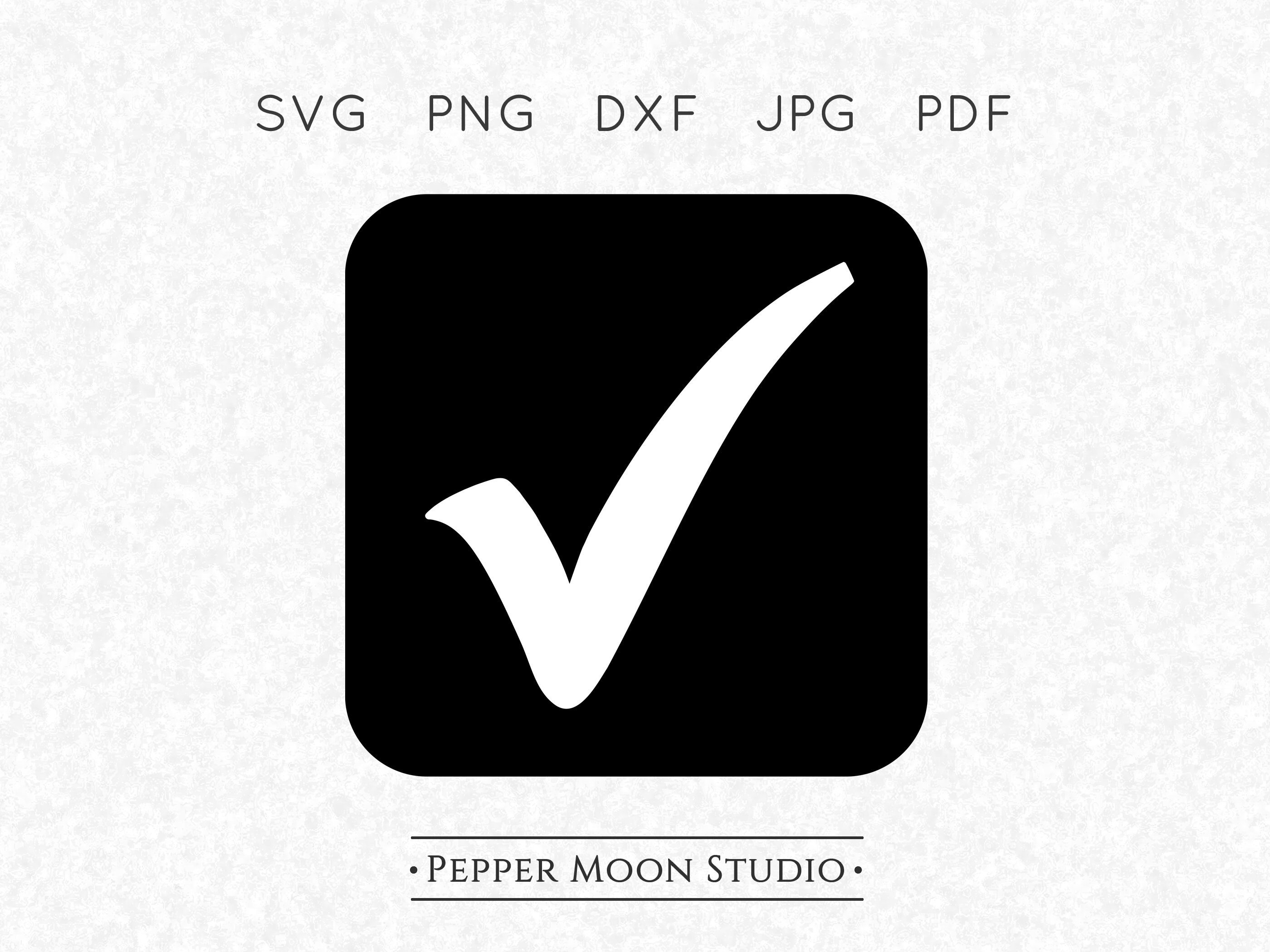Checkbox Square Rounded Check Mark SVG | Checkbox Checkmark Checklist Tick off | Square Box ...