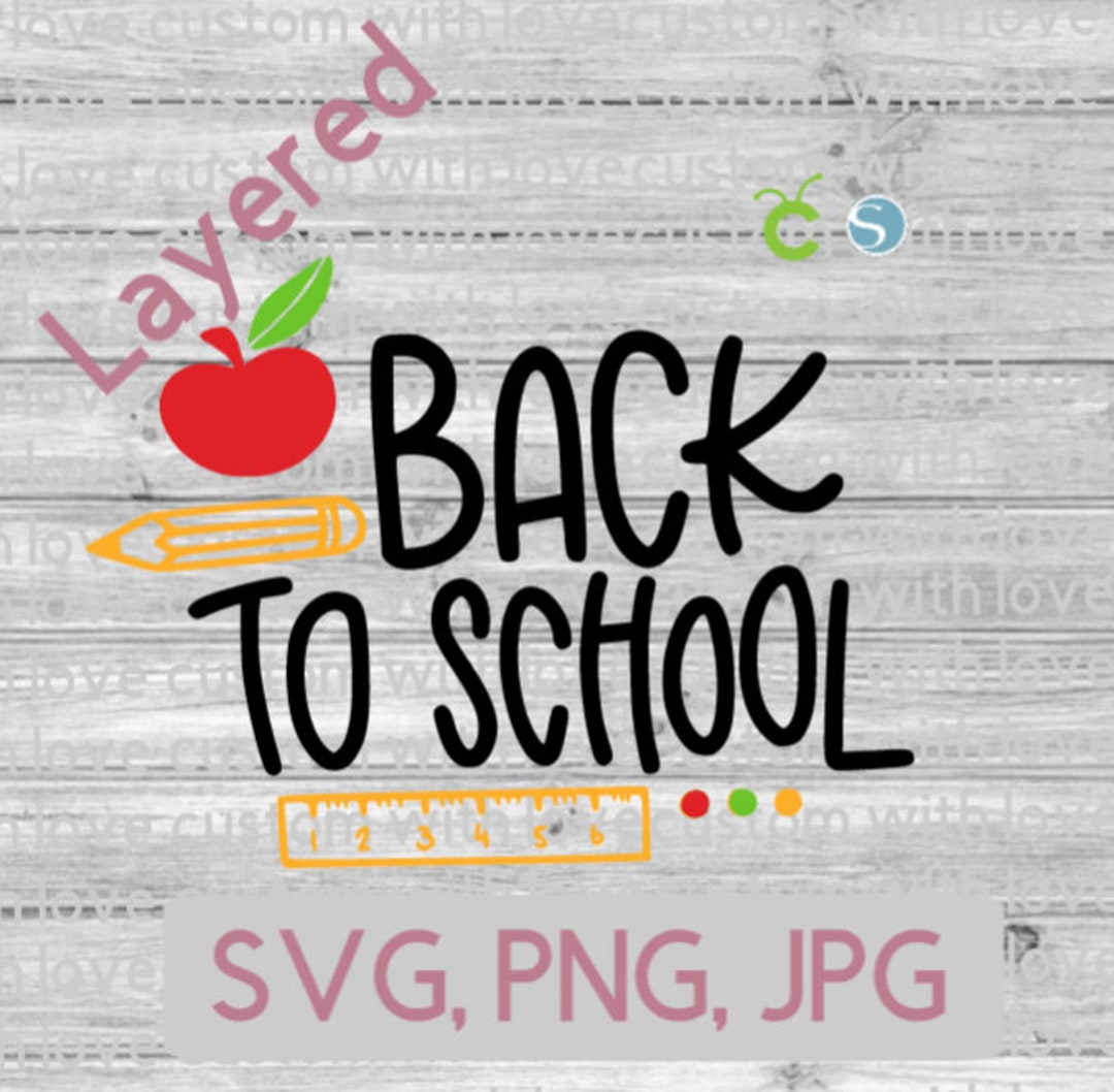 Back to School Svg, 1st Day of School Png, Ruler Svg, Teacher Svg ...