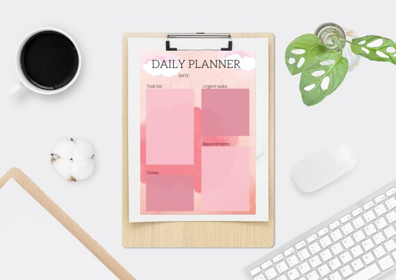 Daily Planner Printable to Do List - Etsy