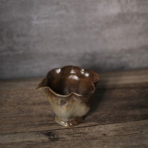 Woodfired Handmade Milk Jug, Natural glaze jug, Woodfire Natural glaze fair cup, Ceramic Creamer image 3