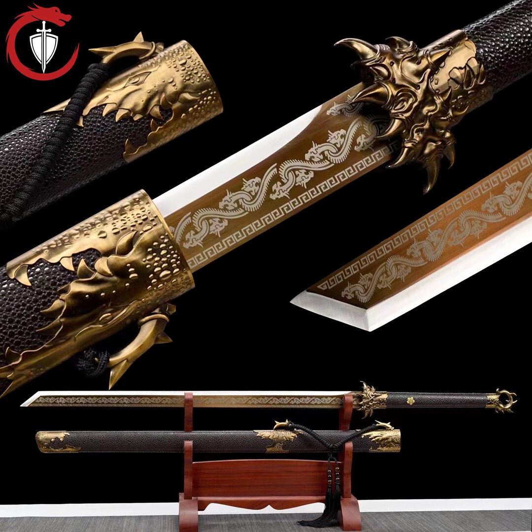 Handmade Katana Katana 1060 Carbon Steel Full Tang Blade. Complete