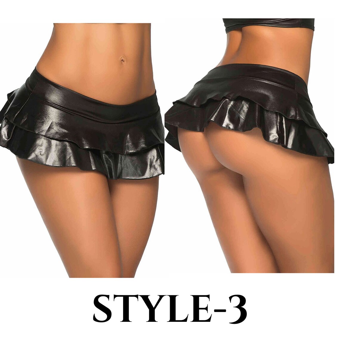 Ultra Mini Micro Skirts School Girl Cosplay Lingerie Role Play 