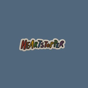 Pegatina arcoíris inspirada en Heartstopper