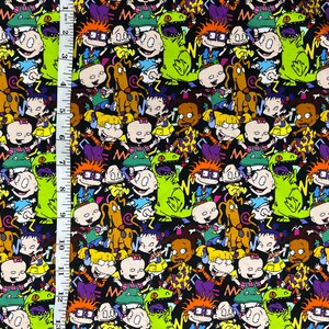 HAND DRAWN EXCLUSIVE CARTOON NETWORK Fabric