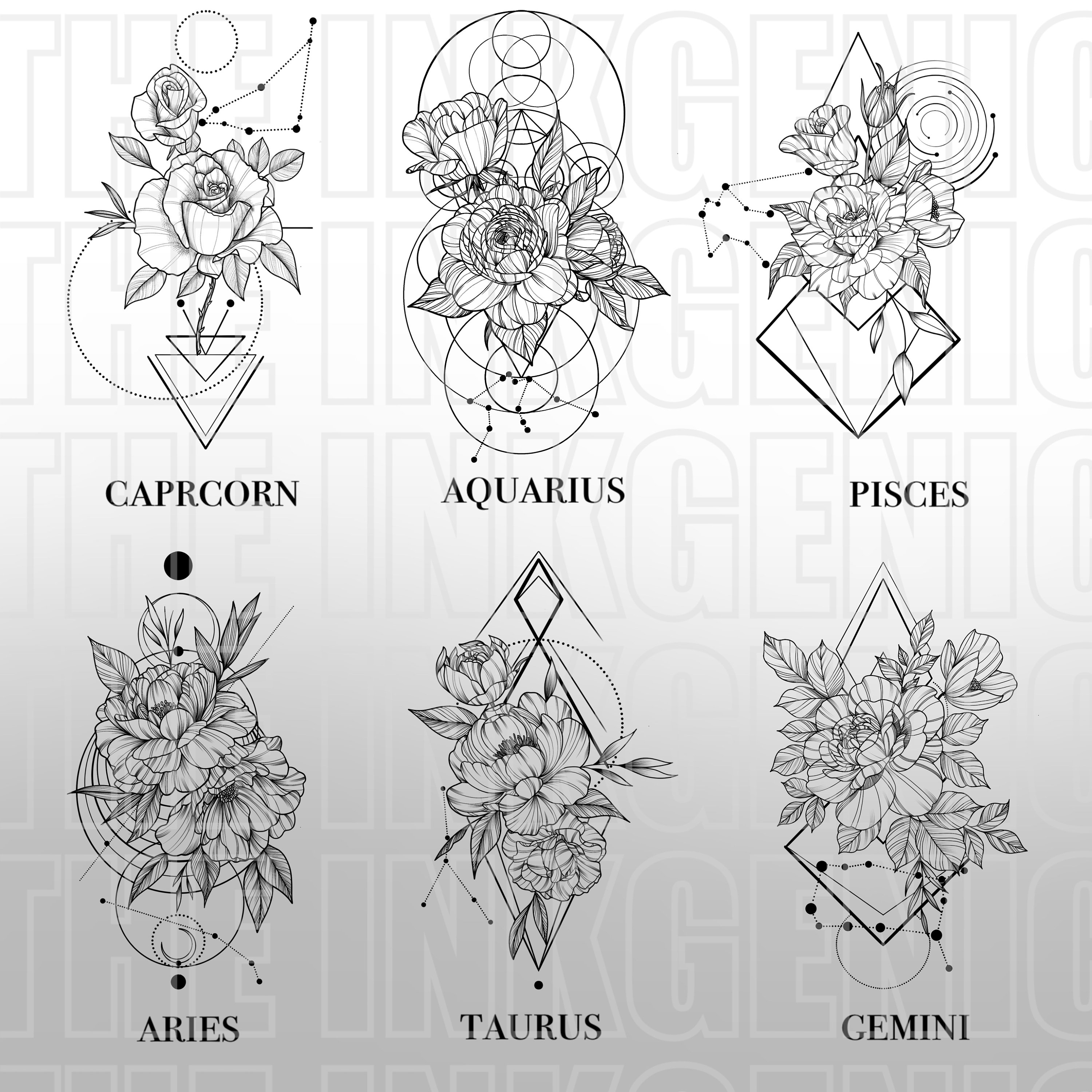 Pin on Zodiac Tattoos