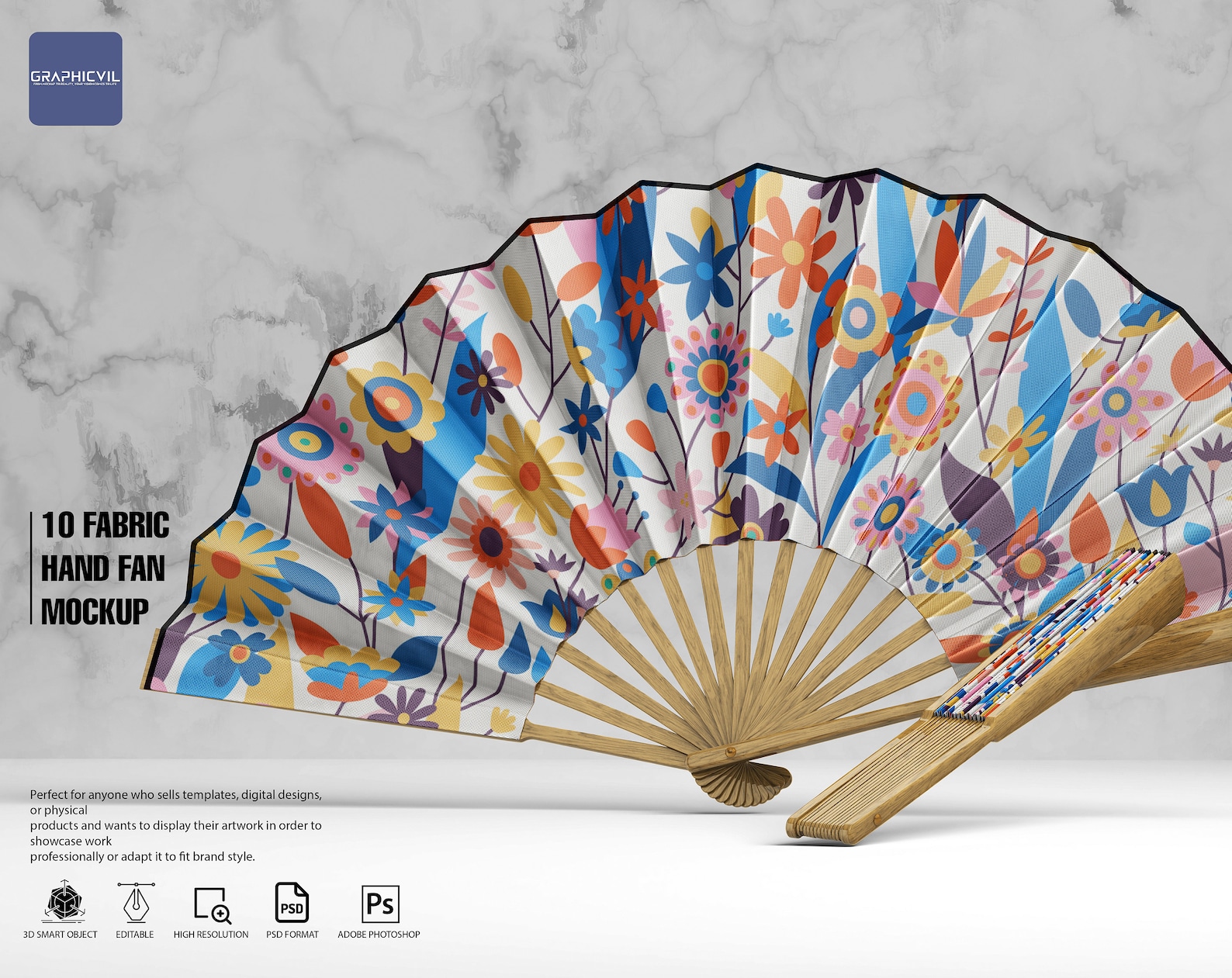 Fabric Hand Fan Mockup Fabric Mockup Hand Fan Mockup Fan Etsy