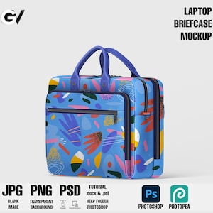 Large laptop bag mockup, laptop bag mockup, shoulder bag mockup, briefcase mockup, laptop case mockup, laptop sleeve mockup, laptop bag PSD