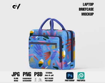 Large Laptop Bag Mockup, PSD File