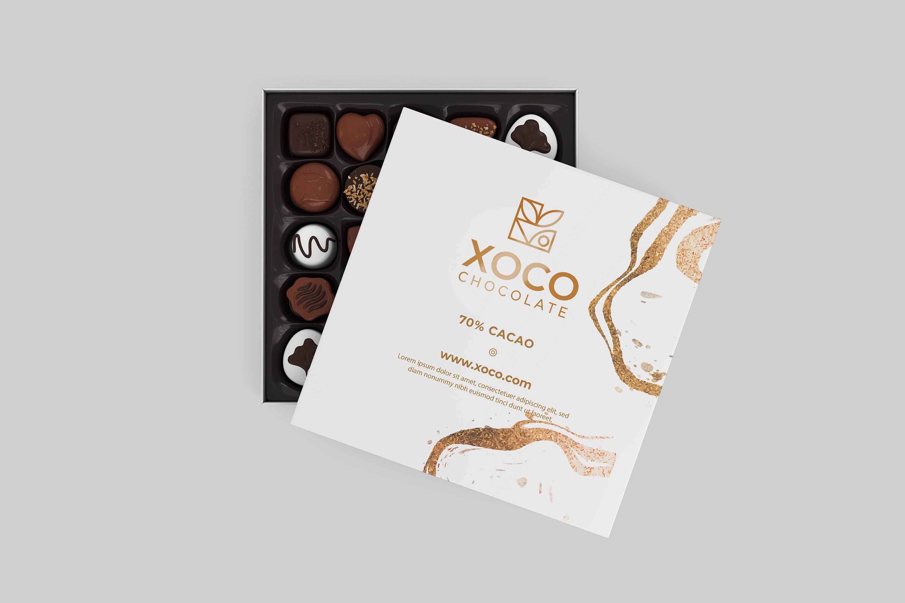 Chocolate Box Mockup: Customizable Packaging Design (PSD) - Etsy