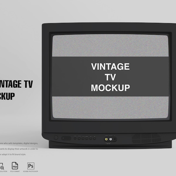 TC21S10R Old Tv Mockup tv, tv mockup, old tv mockup, vintage tv mockup, retro tv mockup, 90's tv mockup,tv mockup, vintage television mockup