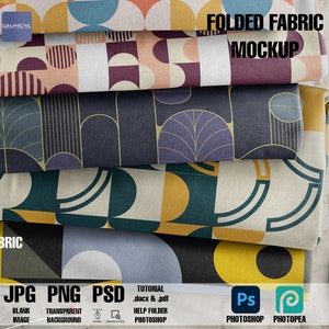 Gefaltete Stoffe Mockup | Stoff, gefalteter Stoff, Schnittmuster Mockup, Schnittmuster, Stoff, gewickeltes Tuch, gewickeltes Stoffmockup, abgebildeter Stoff