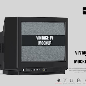 TC21S10R Old Tv Mockup | tv, tv mockup, old tv mockup, vintage tv mockup, retro tv mockup, 90's tv mockup,retro,old,3d,television,background