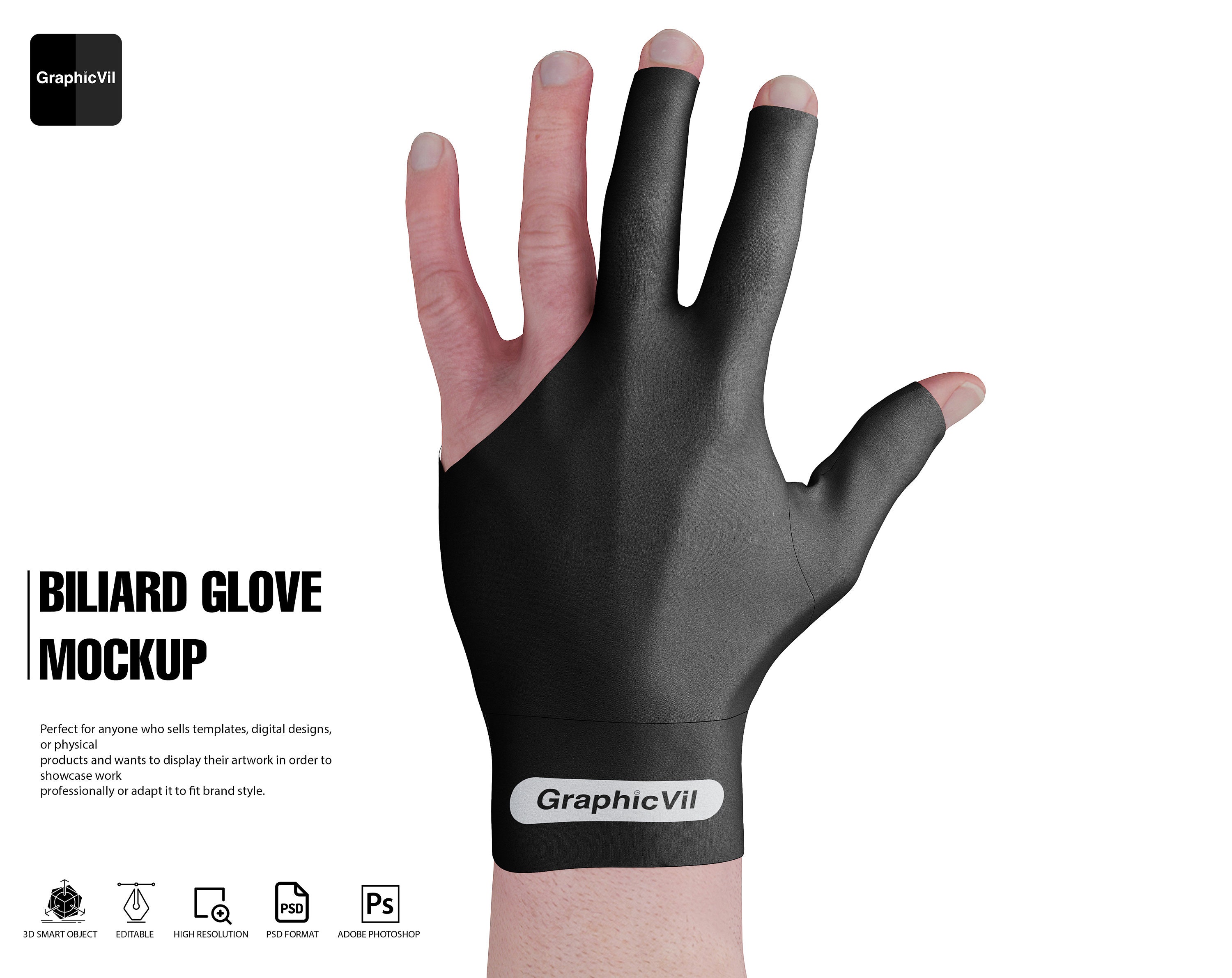 Digital Artist Glove L Fairytale Prints L Kids-adult Fits L Artist Gift L  Tablet Glove Drawing Glove L Illustrator Graphic Designer Glove 