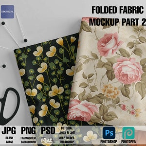 Mockup di tessuti piegati / tessuto, tessuto piegato, modello mockup, modello template, tessuto, panno avvolto, modello di tessuto avvolto, tessuto mappato
