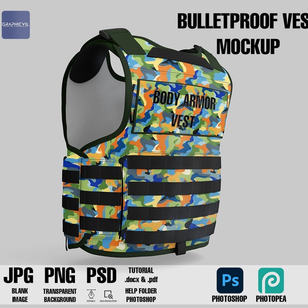 Bulletproof Vest Mockup Body armor mockup, armor mockup military vest mockup vest mockup SWAT vest mockup Bullet Vest Mockup Tactical Body