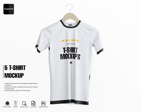 Step-By-Step Clothing Brand T-Shirt Mockup Tutorial (PHOTOSHOP) 