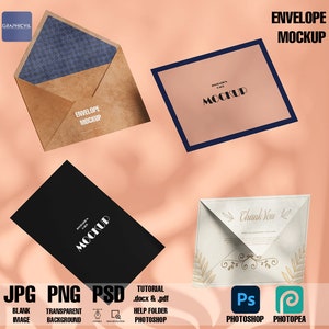 Mockup di busta, design di busta, mockup di busta, mockup di lettera, mockup di biglietto d'invito, mockup di biglietto, mockup di carta regalo, invito di nozze