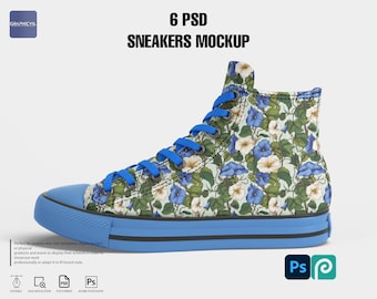 Sneakers Mockup: 6 PSD Schuh Template