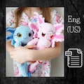 PDF Crochet Axolotl Pattern, Cute Amigurumi Salamander Toy Pattern, Eco-Friendly DIY Gift, Unique Axolotl Crochet, Handmade Toy Guide