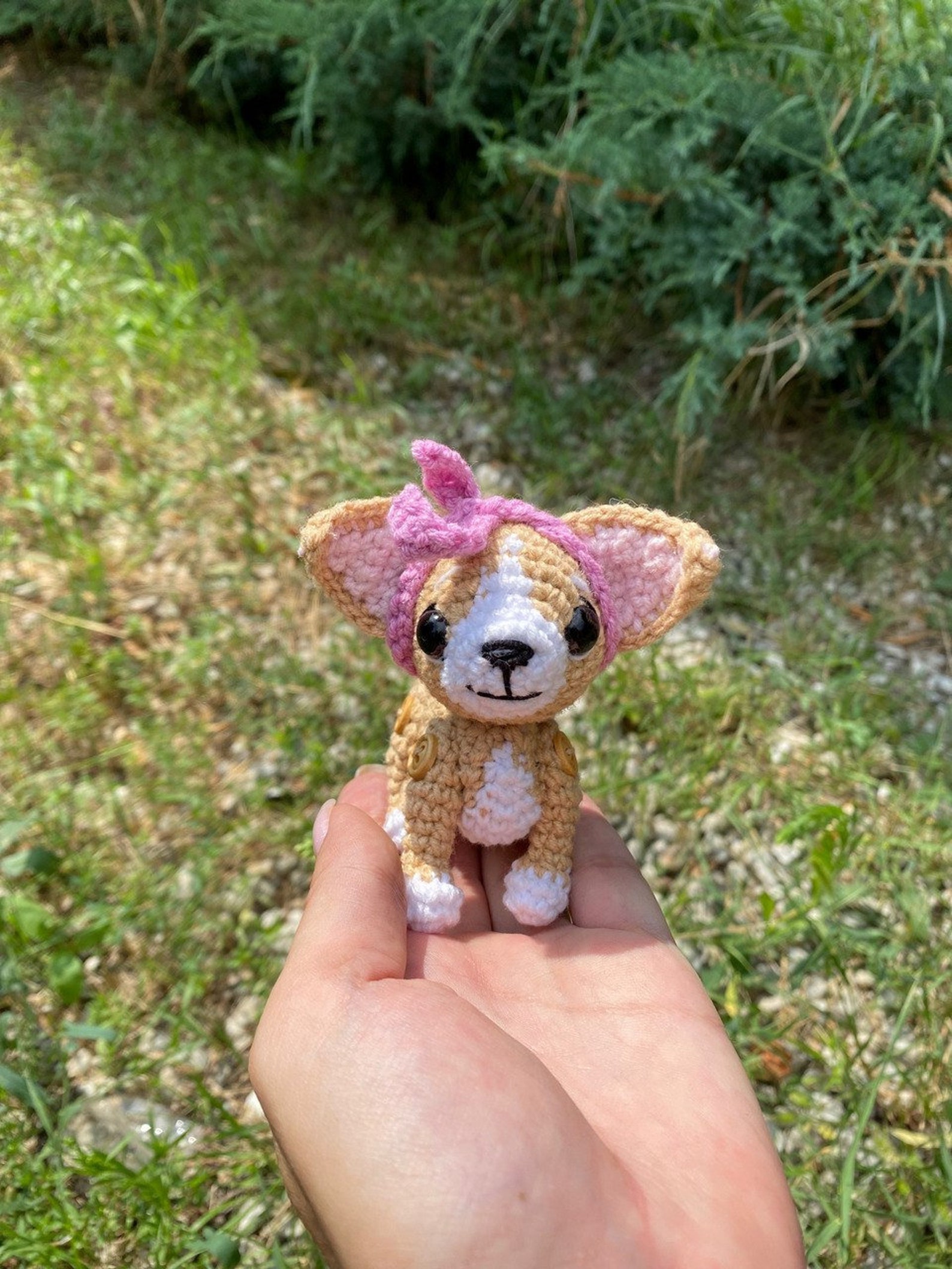 Pdf Chihuahua Dog in a Bag Crochet Pattern Crochet Animal Etsy