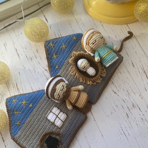 PDF Crochet Pattern Nativity Book, Christmas Crochet Pattern, Doll ...