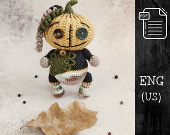 Crochet Pumpkin pattern / Halloween amigurumi / Amigurumi pumpkin / Amigurumi Pumpkin monster