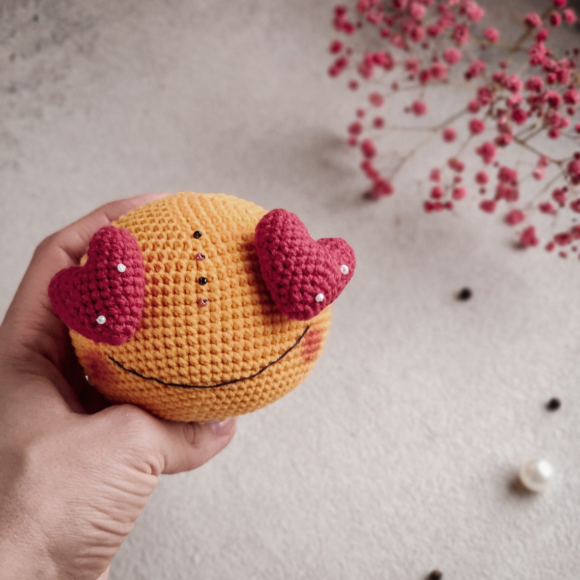 Crochet Ice Cream Emoji Pattern / Amigurumi Emoji / Crochet Etsy