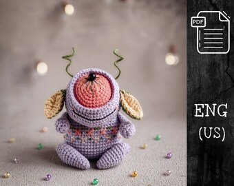 CROCHET PATTERN cute Monster / Amigurumi Monster / Crochet little toy pattern / PDF in English