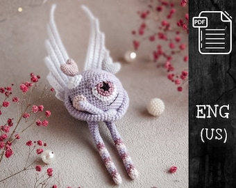CROCHET PATTERN cute Monster / Amigurumi Monster / Crochet little monster pattern / DIY