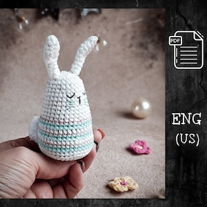 CROCHET PATTERN cute Bunny / crochet Easter pattern / crochet pattern cute rabbit / crochet little bunny / pattern in English PDF